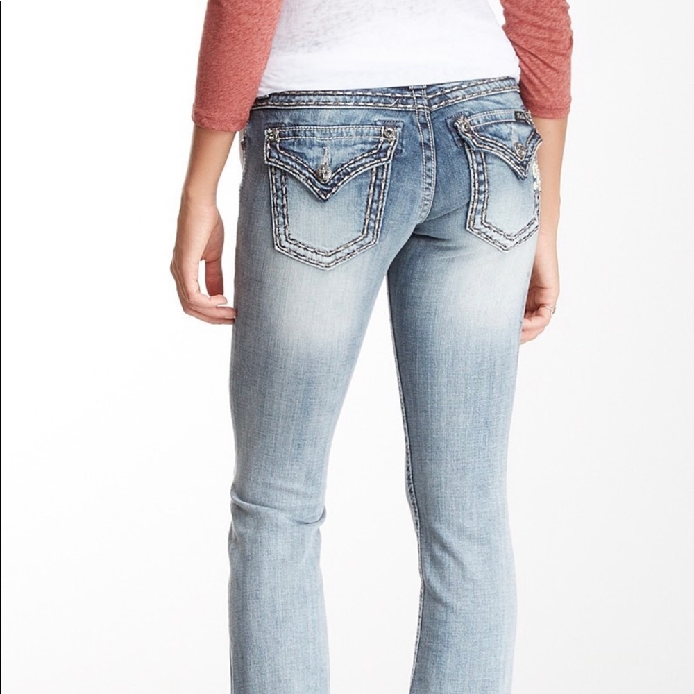 Miss Me embellished boot cut jeans size 25